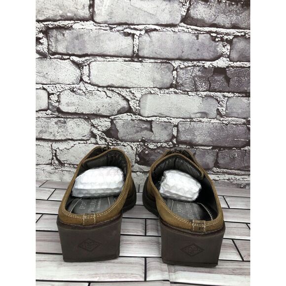 Donald J Pliner Sport Hush Brown Leather Shimmer Clogs Shoes Women Sz 7.5N US/38 - Picture 5 of 16